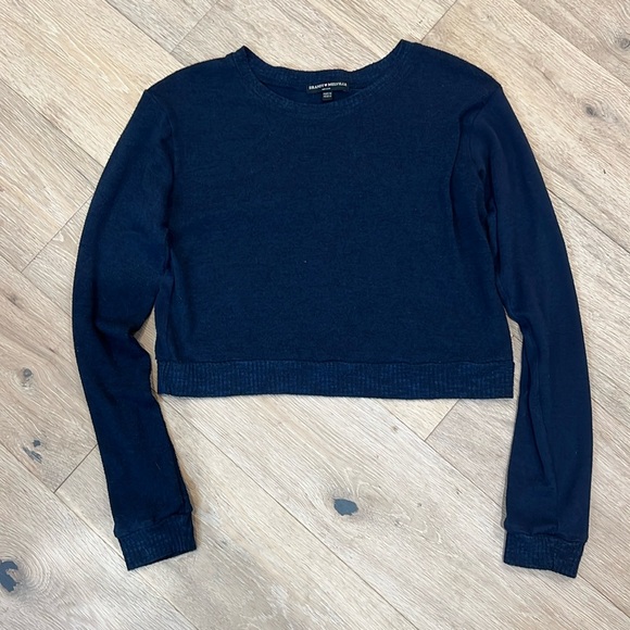 Brandy Melville Tops - Brandy Melville blue crewneck long sleeve sweater.